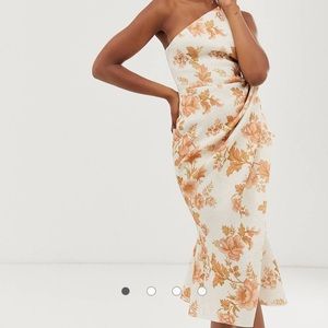 ASOS One Shoulder Midi Dress